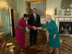King and Queen of Tonga meet Queen Elizabeth II News Clip