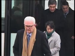 US Nuclear Envoy Stephen Bosworth arrives in Pyongyang News Clip