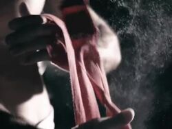 HD SUPER SLOW MO: Boxer Wrapping His Hand Stock Footage