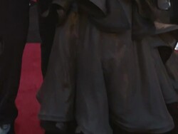 Army Hammer, Elizabeth Chambers at the 83rd Annual Academy Awards - Arrivals Pool Cam at Hollywood CA. (Footage by WireImage Video/GettyImages) Stock Footage