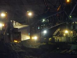 Bucket Wheel Excavator Stock Footage