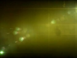 Flickering Grunge Lens Flares Overlay Loop - Green Glow HD Stock Footage