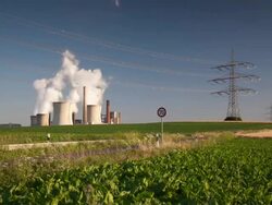 DOLLY TIMELAPSE: Power plant Stock Footage