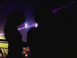 WS Young Koreans dance at a trendy nightclub in central Seoul / Seoul, South Korea Stock Footage