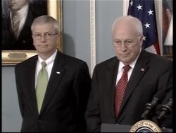 WRAP President Bush returns from vacation, comments, adds bites News Clip