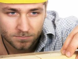 PAL: Manual worker Stock Footage