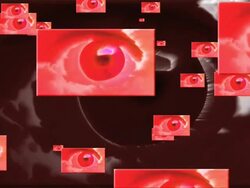 Eye Particles Stock Footage