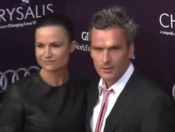 Rosetta Getty and Balthazar Getty at the 10th Annual Chrysalis Butterfly Ball at Los Angeles CA. (Footage by WireImage Video/Getty Images Entertainment Video) Stock Footage