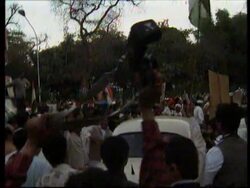 INDIA: SONIA GANDHI NAMED PRESIDENT OF THE CONGRESS PARTY (2) News Clip