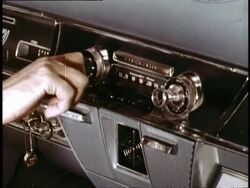 Compilation: hands tuning car radios Stock Footage