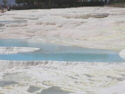 HD: Cotton Castle 'Pamukkale' Stock Footage