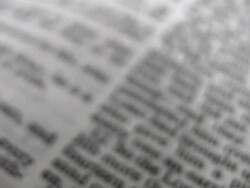 HD 1080i The Book of Psalms Stock Footage