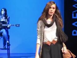 Models on the runway at Buenos Aires Fashion Week on February 25, 2011, in Buenos Aires, Argentina. (Footage by Meche Marmol/LatinContent/Getty Images) Stock Footage