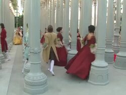 ATMOSPHERE: LACMA Presents 'The Unmasking' at the LACMA Presents 'The Unmasking' at Los Angeles CA. (Footage by WireImage Video/GettyImages) Stock Footage