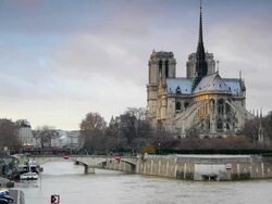 Notre dame de paris Stock Footage