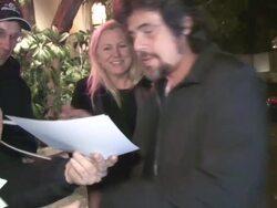 Benicio del Toro outside Chateau Marmont at the Celebrity Sightings in Los Angeles at Los Angeles CA. (Footage by WireImage Video/GettyImages) Stock Footage