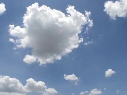 Cloud fast smooth moving Stock Footage