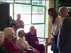 Catherine, Duchess of Cambridge Meeting WW2 Veterans News Clip