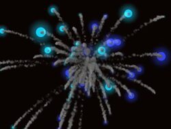 Four Fireworks Stock Footage