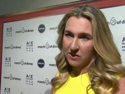 INTERVIEW - Nancy Dubuc on supporting March of Dimes at March of Dimes Celebration of Babies Luncheon Honoring Jennifer Lopez in Los Angeles, CA on 12/06/13 Stock Footage