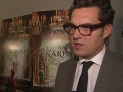 INTERVIEW: Joe Wright on why he wanted to tell the story at the 'Anna Karenina' Special Screening in New York, NY, on 11/7/12 (Getty Images Entertainment Video) Stock Footage