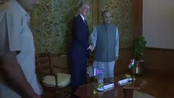 CLEAN : British finance minister meets Indian counterpart News Clip