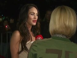 Megan Fox at the 2010 Toronto International Film Festival - 'Passion Play' Premiere at Toronto ON. (Footage by WireImage Video/GettyImages) Stock Footage