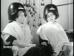 Women under dryers gossip Instructional Video