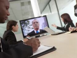 HD: Business Conference Stock Footage