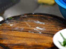 preparing blue crab Stock Footage