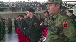 CLEAN : Kosovans mourn rebels killed in Macedonia shootout News Clip