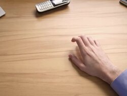 waiting gestures Stock Footage