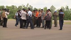 Heads of armed forces, air force and navy depart for command ship to see black box News Clip