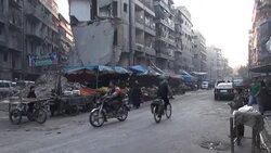 CLEAN : Aleppos streets quiet on second day of cease fire News Clip