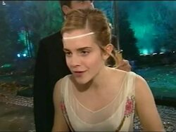 Interview with Emma Watson at the premiere of Harry Potter and the Goblet of fire. News Clip