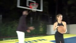 Dwyane Wade Shoots Hoops With Stephanie Ruhle News Clip