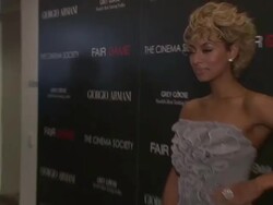 Keri Hilson at the Giorgio Armani & The Cinema Society Host A Screening of 'Fair Game Stock Footage