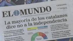 CLEAN : Catalan Separatist victory dominates Spains front pages News Clip