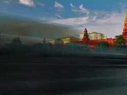 Moscow Kremlin view Stock Footage