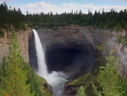 Helmcken Falls, Wells Gray Provincial Park Stock Footage
