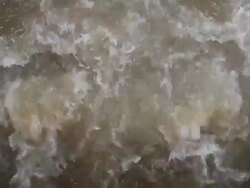 Waters springing up horribly. Stock Footage