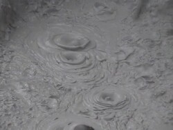 Steamy Mud Bubbles Stock Footage