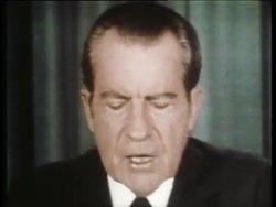 USA Watergate - Nixon Resigns News Clip