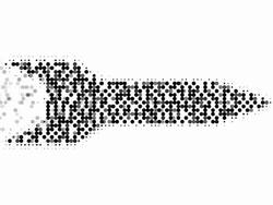 MISSILE : halftone style (TRANSITION) Stock Footage