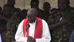 CLEAN : Kenya's president leads ceremony for injured KDF soldiers News Clip