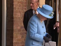 Royals depart Chapel Royal after Christening News Clip
