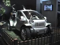 2004 Jeep Treo concept truck montage Stock Footage