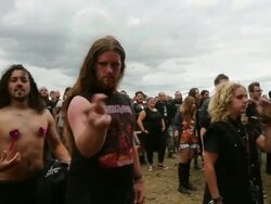 Bloodstock Outdoor Heavy Metal Festival Stock Footage