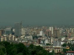 Tirana Landscape Stock Footage