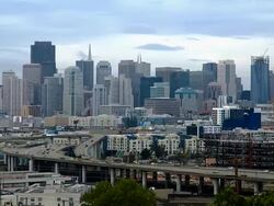 SAN FRANCISCO SKYLINE - C Stock Footage